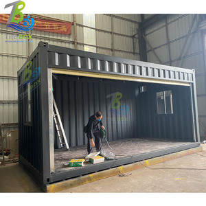 container coffee warehouse in china steel garage frame modular garage storage movable house steel container