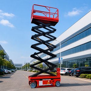 Plataforma Elevadora de Tijera Eléctrica de 6m, 8m, 10m, Equipo de Trabajo Aéreo Hidráulico Móvil, Listo para Enviar - Product Image 2