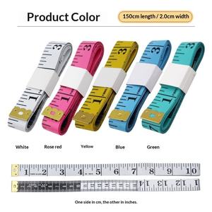 Cinta Métrica de 15 Metros, 150 Centímetros, 60 Pulgadas, Regla de Sastre Engrosada, Colorida, Blanca - Product Image 3