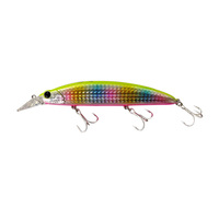 LUTAC Pêche au brochet Plastique ABS Leurre flottant Minnow Petit plomb suspendu en Bally 110mm/21g