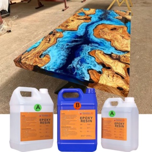 High Gloss Clear <strong>Epoxy</strong> Resin for River Table - Crystal Clear Casting Resin with Self-Leveling - Product Image 2