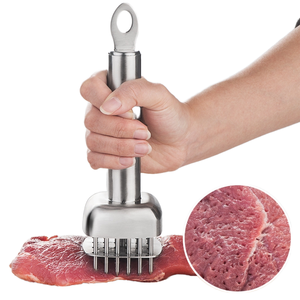 Marteau attendrisseur de viande en acier inoxydable 304 en gros, outils pour la viande et la volaille, pour steak, bœuf, porc, poulet - Product Image 1