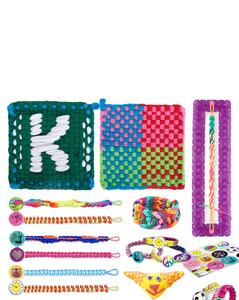 Jouets éducatifs tissage artisanat boucles <span class=keywords><strong>KidsToys</strong></span> pour filles cadeaux créatifs Kit d'artisanat Kit de tricot - Product Image 4
