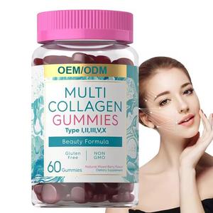 Gomitas Blanqueadoras de Colágeno Múltiple OEM/ODM, Favorecen la Salud del Cabello, la Piel y las Uñas, Gomitas de Péptidos de Colágeno Múltiple - Product Image 1