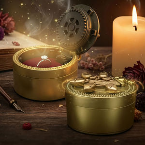 Boîte Mystère Mécanique Maître : Écrin à Bijoux Cinétique à Engrenages, Coffre Secret à Serrure <span class=keywords><strong>Serpent</strong></span>, Boîte de Présentation Cadeau Multi-Scénarios - Product Image 1