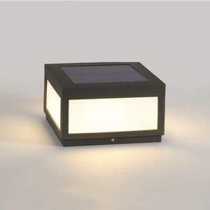 <span class=keywords><strong>Noyo</strong></span> LED Acier Inoxydable Clôture Pont Cap Lumière Colonne Lampe pour Surface Plate Patio Jardin lumière - Product Image 2