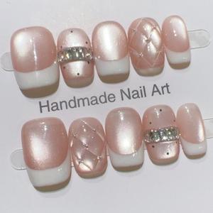<span class=keywords><strong>Uñas</strong></span> Postizas Hechas a Mano, Paquete <span class=keywords><strong>de</strong></span> <span class=keywords><strong>Uñas</strong></span> Acrílicas Personalizadas, Diseño Personalizado, <span class=keywords><strong>Uñas</strong></span> Postizas Navideñas - Product Image 2