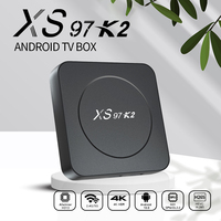 Boîtier TV XS97 K2 BT OTT 4K UHD Smart Box Quad Core Allwinner H313 ODM/OEM avec Télécommande Vocale Bluetooth