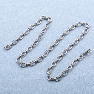 Collier punk en acier inoxydable de 6,5 mm, maillons épais, grand nœud ovale, chaîne pour femmes et hommes, plaqué or, collier ras du cou, bijoux en métal - Product Image 4