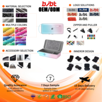 Étui de voyage personnalisé OEM pour Nintendo Switch 2 et adaptateur secteur, sac de rangement rigide en EVA antichoc avec emplacements pour cartes de jeu