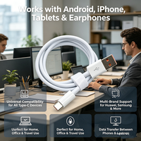 Câble USB vers Type-C à charge rapide, transfert de données 480 Mbps, résistant, capacité de charge de 5 kg, pour la charge et la synchronisation des données Android et iPhone, 2-en-1