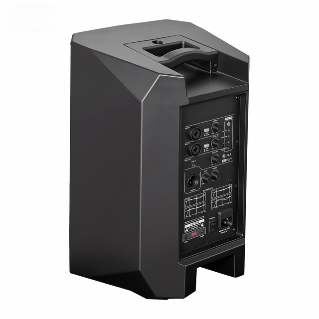 8 Inch DSP Powered Active PA Loudspeaker Kelvibe-081DSP 400W Nominal 800W Peak 96dB 4Ohm Steel Grille Stage Audio System