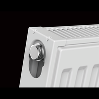 Radiateur de chauffage hydronique domestique, radiateur mural horizontal en acier doux, radiateur de chauffage central à haute efficacité énergétique