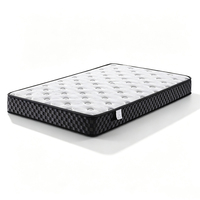 Matelas hybride moderne Queen de 12 pouces avec mousse à mémoire de forme et ressorts ensachés, compressible en boîte pour chambre d'appartement, soulagement de la pression