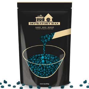 Lifestance Cire dépilatoire professionnelle dure sans colophane en grains 1kg pour épilation à chaud 1LB Perles de cire dure - Product Image 1