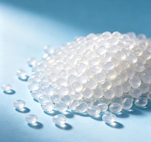 Granulés de résine homopolymère de polypropylène vierge blanc (PPH) pour le moulage par injection et l'extrusion dans la fabrication de plastiques - Product Image 1