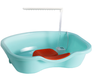 Fábrica al por mayor de encargo de alta calidad PVC portátil inflable lavado de cabello almohada champú lavabo Partido Blanco accesorios caja - Product Image 1