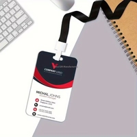 Tarjeta de Visita de Poliéster Personalizada con Diseño No Estándar, Muestra Gratuita de Sunshine, Tarjeta de Regalo Combinada con Código QR y Cordón con Gancho