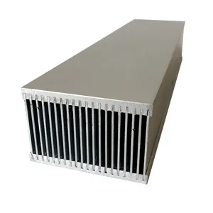 Disipador de calor tubular personalizado disipador de calor de aleta unida disipador de calor de aluminio 60(W)* 40(H)* 240(L)mm