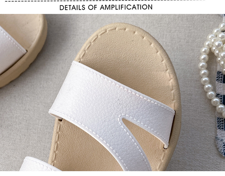 Custom Women's Slippers Sandals Casual Flat Outdoor Platform Slippers Summer Sandal