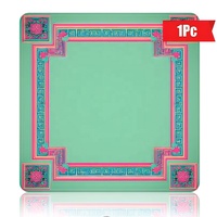 Tapis de Mahjong à Quatre Joueurs avec Marquages Directionnels, Taille et Logo Personnalisables, Vente en Gros Usine pour Distributeurs de Magasins de Jeux, Clubs et Usage Domestique