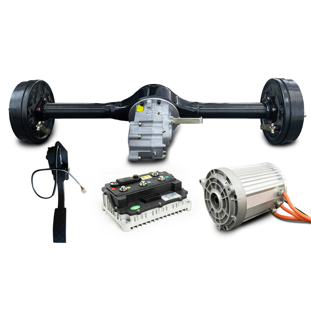 Custom Motor Higer - Speed 2000W Pmsm Motor Controller Rear Axle Kit for Electric Tricycle