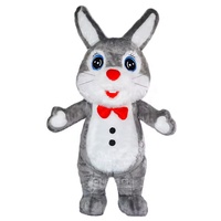 Mascotte Lapin en Peluche Personnalisée 2m 2.6m, Costume de Lapin Grosseur en Fourrure pour Célébrations, Publicité de Rue et Spectacles Scéniques
