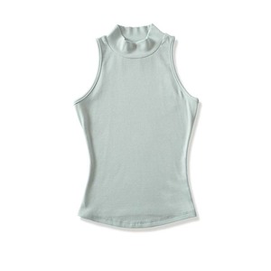 CNSHELL Set 2 Potong Atasan Wanita Mock Neck Tank & <span class=keywords><strong>Cardigan</strong></span> Lengan Panjang V-Neck Kancing Satu Baris, Pakaian Rajut Minimalis untuk Kegunaan Sehari-hari - Product Image 3
