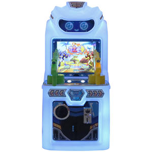 Machine de jeu vidéo de course et de tir à double pistolet pour enfants, à monnayeur, avec interface en anglais, garantie 1 an - Product Image 3