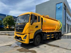 Camion à vide pour eaux usées Dongfeng Tianlong KL 6x4, camion-citerne à vide pour égouts à 10 roues pour le nettoyage municipal, personnalisation OEM disponible - Product Image 4