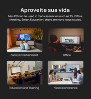 Pare-feu Pfsense Mini PC Ubuntu Linux VPN Serveur réseau Appliance I7 PC industriel sans ventilateur 4 LAN Appareil SD-WAN Vision par ordinateur