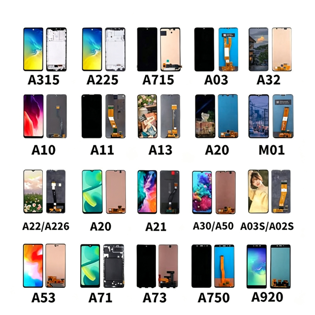 Mobile Phone LCD Display for Samsung A10 A12 A13 A14 A23 A22 A32 A33 A34 A50 A51 A53 A54 5G Oem Replacement Display Screen