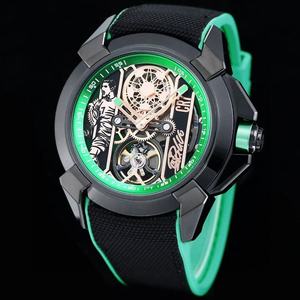Montre mécanique pour homme en acier inoxydable de haute qualité, cadran en cristal saphir, design ajouré, style sportif, charme, résistance à l'eau 20m - Product Image 5
