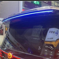 Nuevo Kit Exterior de Luz Trasera LED de 12V con Alerón para Alphard Vellfire Serie 40 2023-2026