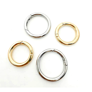 Various Sizes Strong Zinc Alloy Key Chain Ring Lightweight Open Metal Spring O Ring Competitive Price Hanging <strong>Buckle</strong> <strong>Bag</strong> - Product Image 1