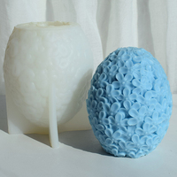 Handgemachte Schokolade Dekor Silikon form für Ei Blume Ball Kerze Gips Aroma therapie Seifen harz DIY Tool