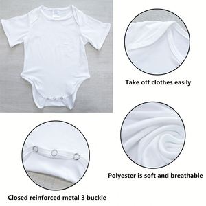 ชุดบอดี้สูทเด็กทารก โพลีเอสเตอร์ สำหรับงานซับลิเมชั่น - Product Image 3