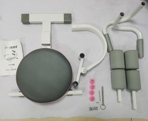 Ab Workout Machine Height Adjustable Ab <strong>Rocker</strong> <strong>Trainer</strong> Ergonomic Curved Back Cushioned - Product Image 4