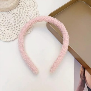 Serre-tête mignon populaire pour <span class=keywords><strong>femme</strong></span>, spécial lavage du <span class=keywords><strong>visage</strong></span>, à bord étroit, simple et fait main - Product Image 6