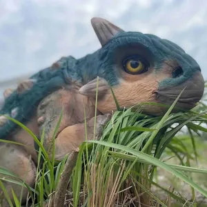 Realistische Dinosaurier-Handpuppe aus Jurassic World Ausstellungselement für Erwachsene für Kindergarten Kita Wohn- und Ferienwohnung Ort