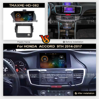 Penjualan terlaris 9 "Radio mobil portabel Carplay nirkabel untuk Honda ACCORD 9 2014-2017 Monitor Stereo Video terbalik otomatis