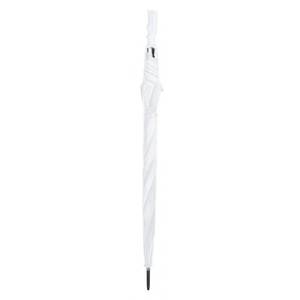 Parapluie de golf blanc avec manche en bois, diamètre 127 cm, ouverture automatique semi-automatique, style design traditionnel - Product Image 3