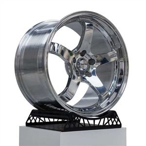 Jantes de course GT haute performance personnalisées pour Nissan GTR, 350Z, 370Z, Toyota Supra, GR86 et Honda Civic Type R (badge rouge) - Product Image 1