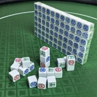 Dés de Baccarat Blancs Opaques Élite avec Symboles de Banque et de Joueur, Sérigraphiés, Durables, Équipement de Table de Casino