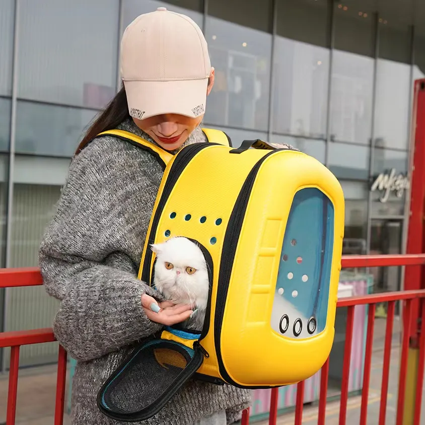 बिल्लियों ले जाने के बैग एयरलाइन को मंजूरी दी 2 पक्षों विस्तार योग्य कुत्ते वाहक नरम-पक्षीय बंधनेवाला कुत्ते यात्रा बैग के साथ हटाने योग्य