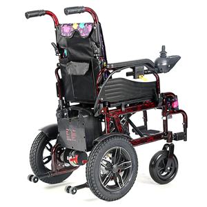 Silla de ruedas pediátrica, silla de ruedas eléctrica plegable de litio para niños, silla de ruedas para niños - Product Image 2