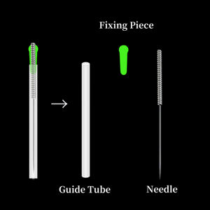 <span class=keywords><strong>Aiguille</strong></span> d'<span class=keywords><strong>acupuncture</strong></span> jetable pour la pratique de la médecine chinoise, nouvelle date de production, avec tube, différentes tailles au choix - Product Image 2