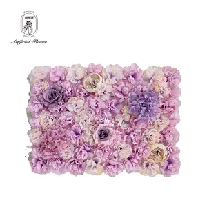 DKB Hoa Bán Buôn Cảnh Cưới Trang Trí Lụa Nhân Tạo Rose Flower Wall Panels