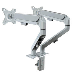Heavy Duty M22G Ressort À Gaz Gris 17-30 "<span class=keywords><strong>Double</strong></span> <span class=keywords><strong>Écran</strong></span> <span class=keywords><strong>Articulé</strong></span> Incurvé Moniteur Support De Bureau Support De <span class=keywords><strong>Bras</strong></span> pour Moniteur - Product Image 2