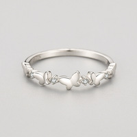 En stock, vente en gros, bague en argent sterling S925, bijoux fins, bagues de fiançailles classiques, bagues de mariage pour femmes, cadeau de fête